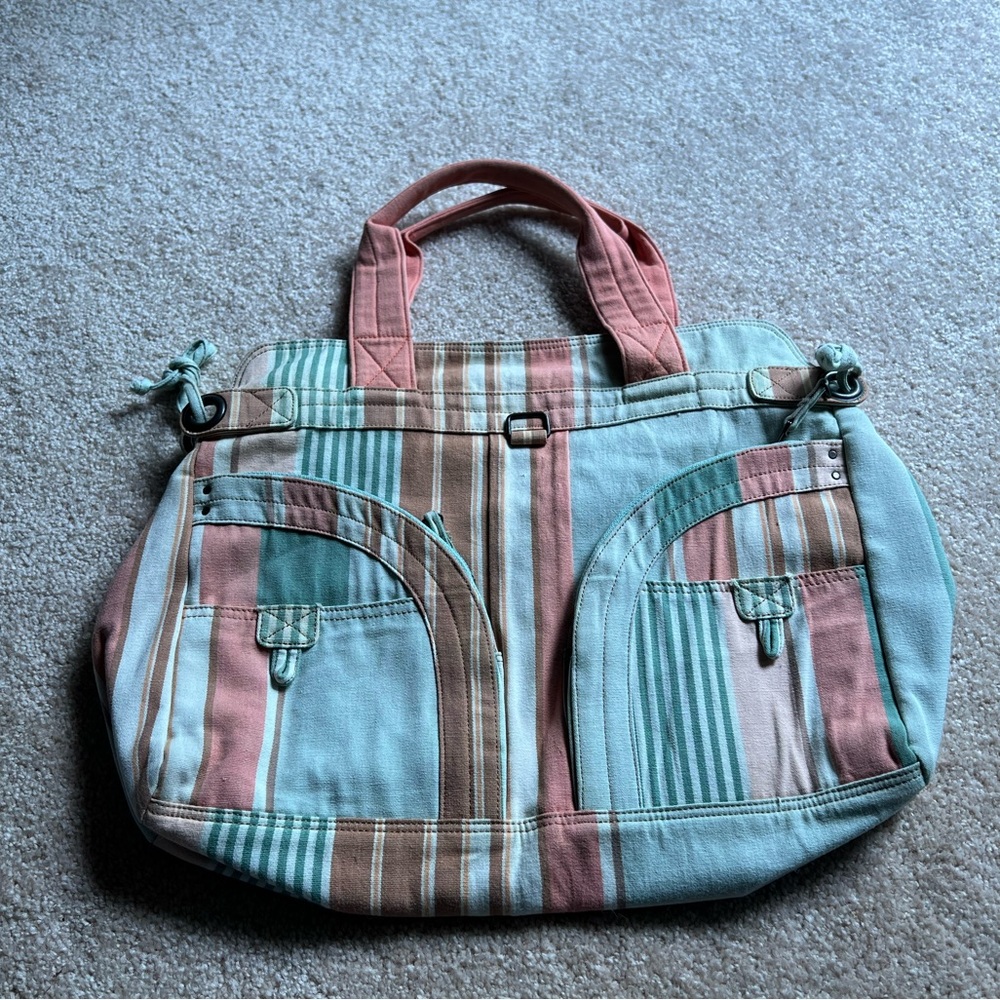 Y2K /coastal /pastel  French Connection Canvas Tote Bag FCUK